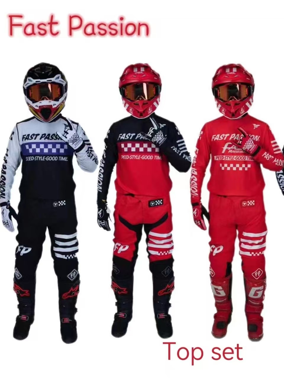 Motorcycle Gear Sale - Zestaw motocyklowy Fastpassion 2025 dla Foxa,