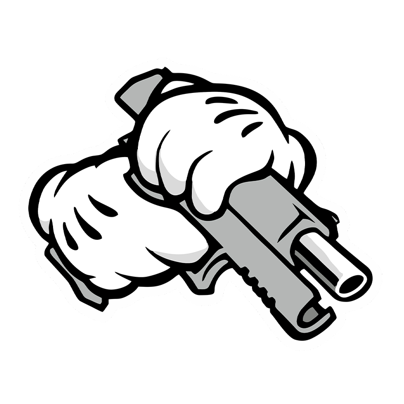 Motorcycle Gear Up - Kup pistolet na kierownicę i przyklejony