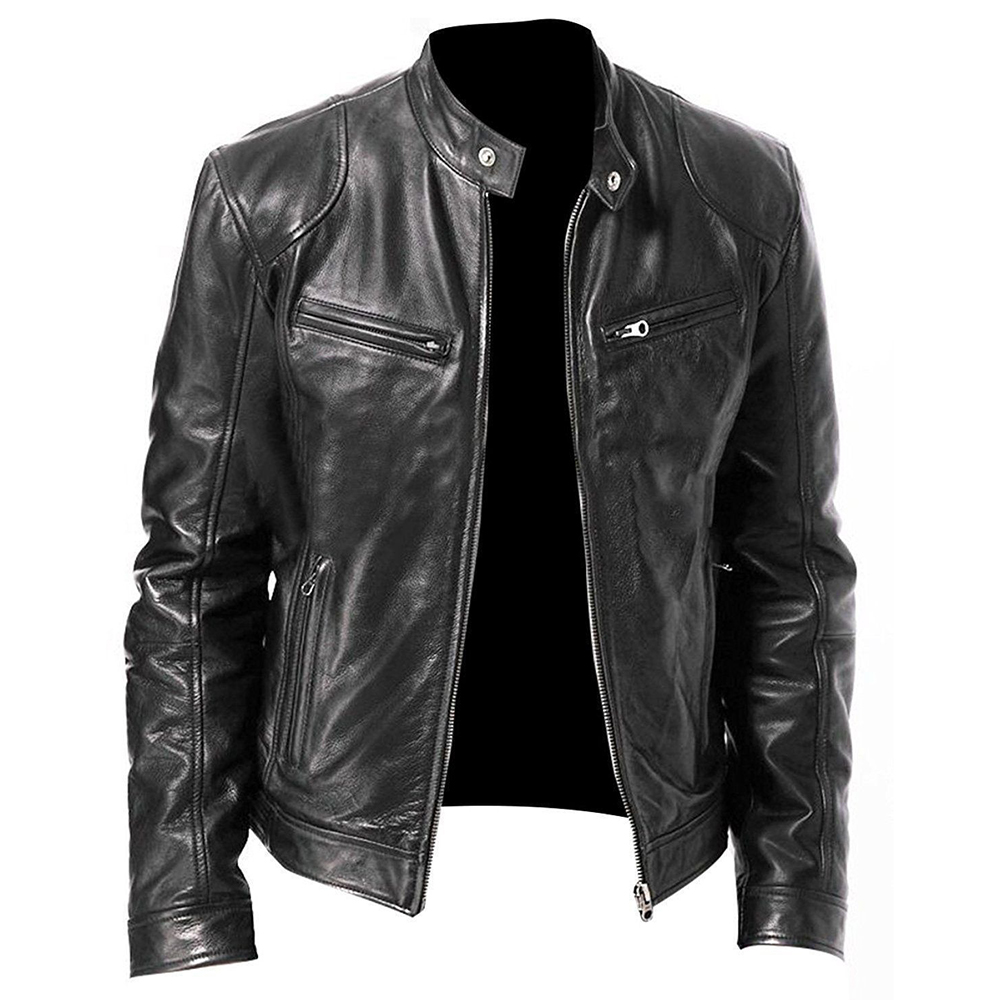 Riding Jacket Leather - Kurtka na motocykl ze skóry PU