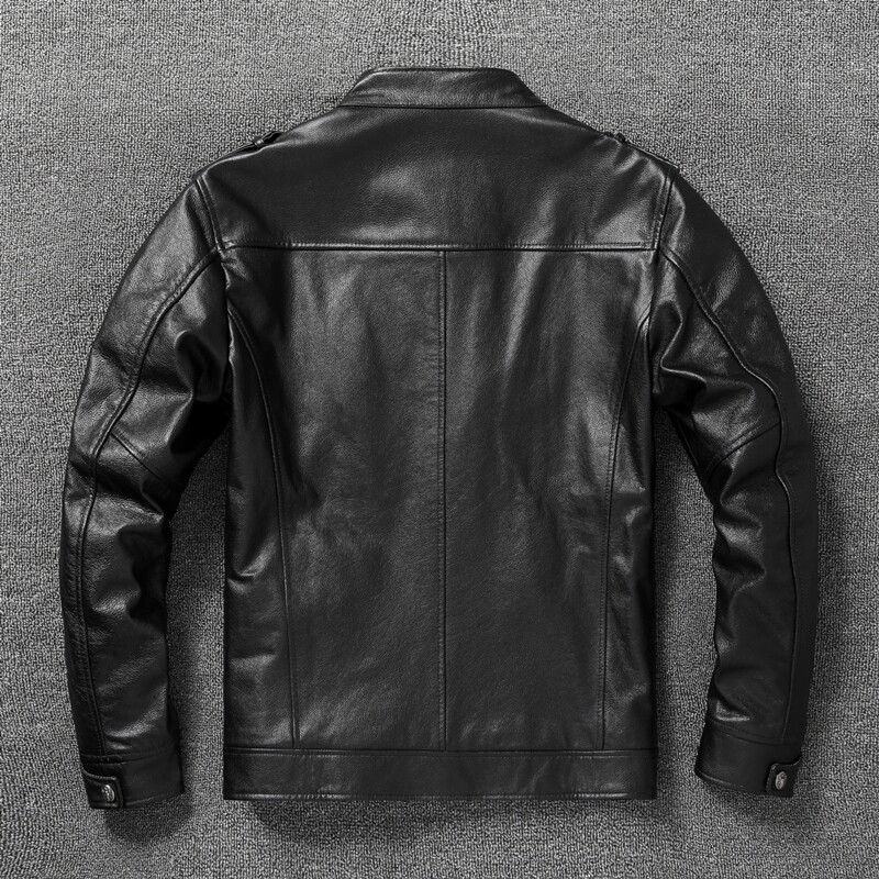 Kurtki męskie ze skóry natural – Riding Jacket Leather recenzja i cena