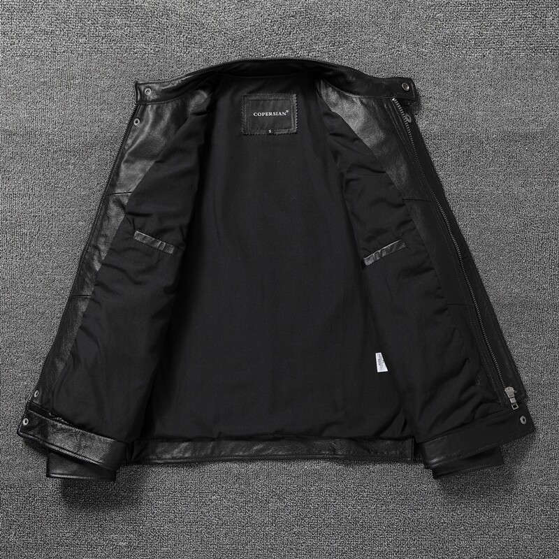Kurtki męskie ze skóry natural – Riding Jacket Leather recenzja i cena
