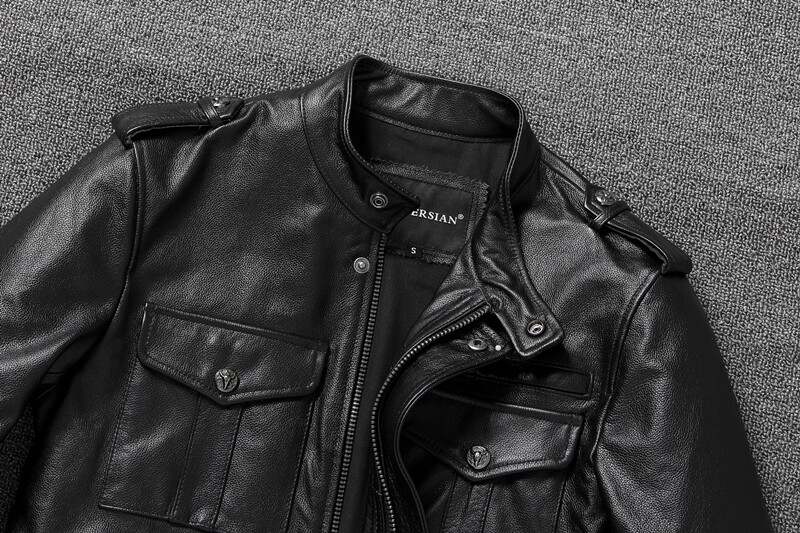 Kurtki męskie ze skóry natural – Riding Jacket Leather recenzja i cena