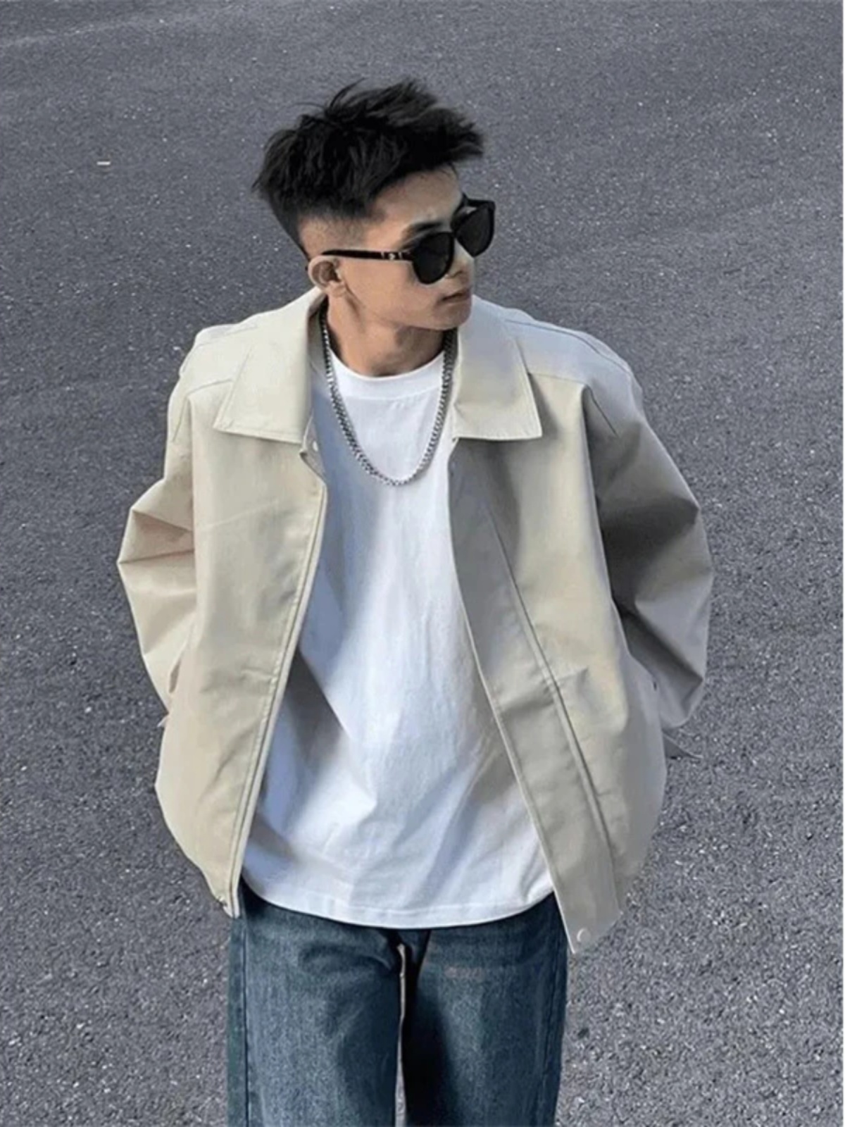 Czarna kurtka męska z ekoskóry – Riding Jacket Leather recenzja i cena