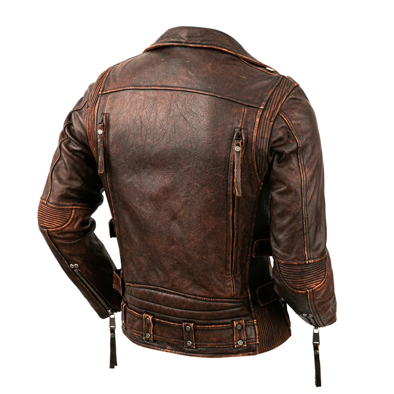 Męska kurtka motocyklowa z nat – Riding Jacket Leather recenzja i cena