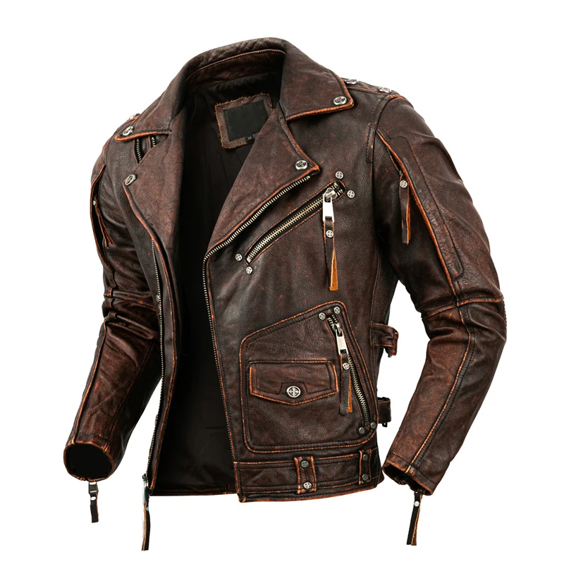 Męska kurtka motocyklowa z nat – Riding Jacket Leather recenzja i cena