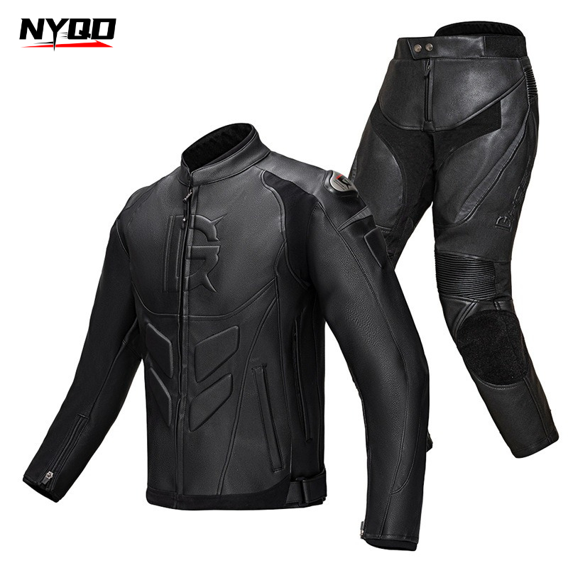 Zimowy motocyklowy kombinezon  – Riding Jacket Leather recenzja i cena