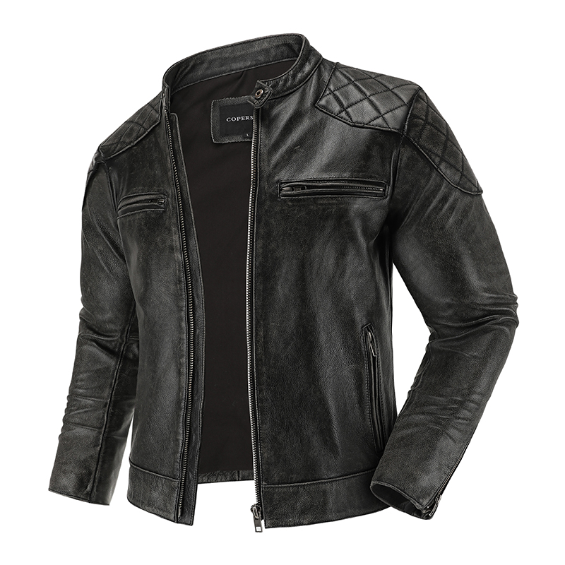 Skórzana kurtka Retro jazda mo – Riding Jacket Leather recenzja i cena